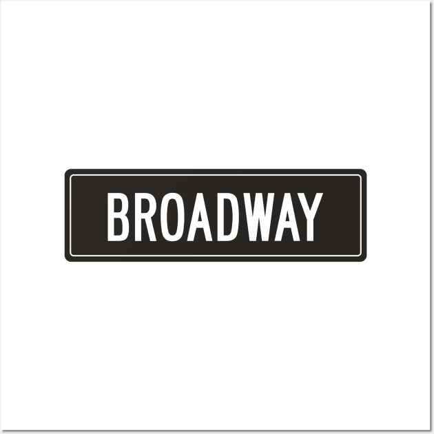 Broadway black Wall Art by annacush